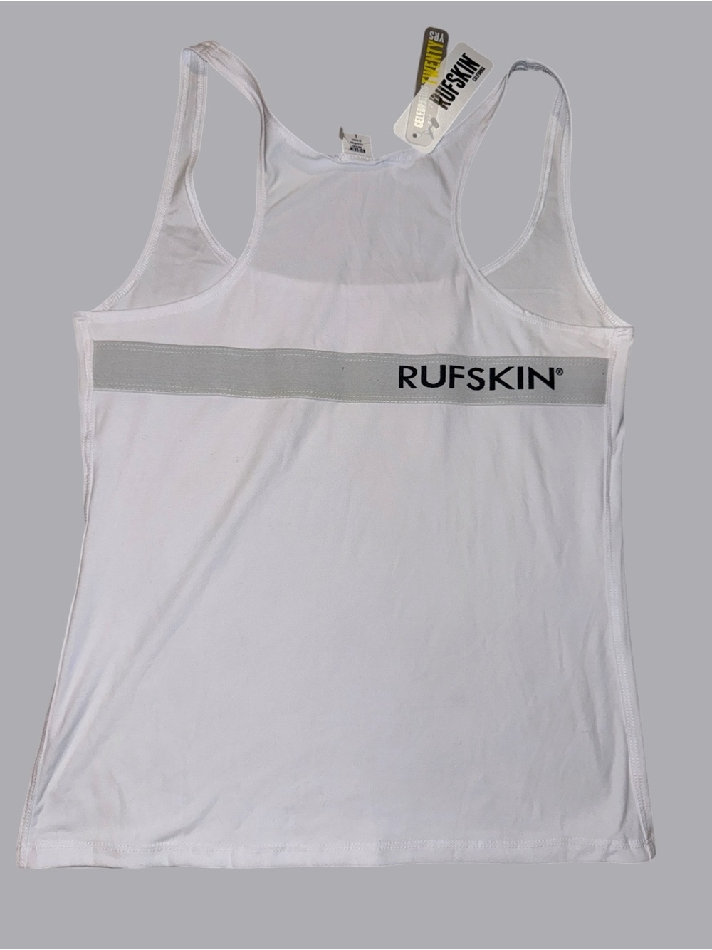 RufSkin Tristan White Tank Size Large NWT
